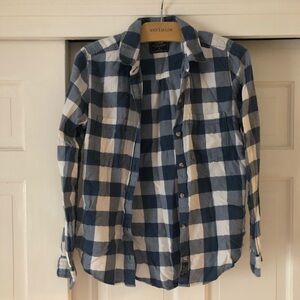 A&F button up Buffalo check